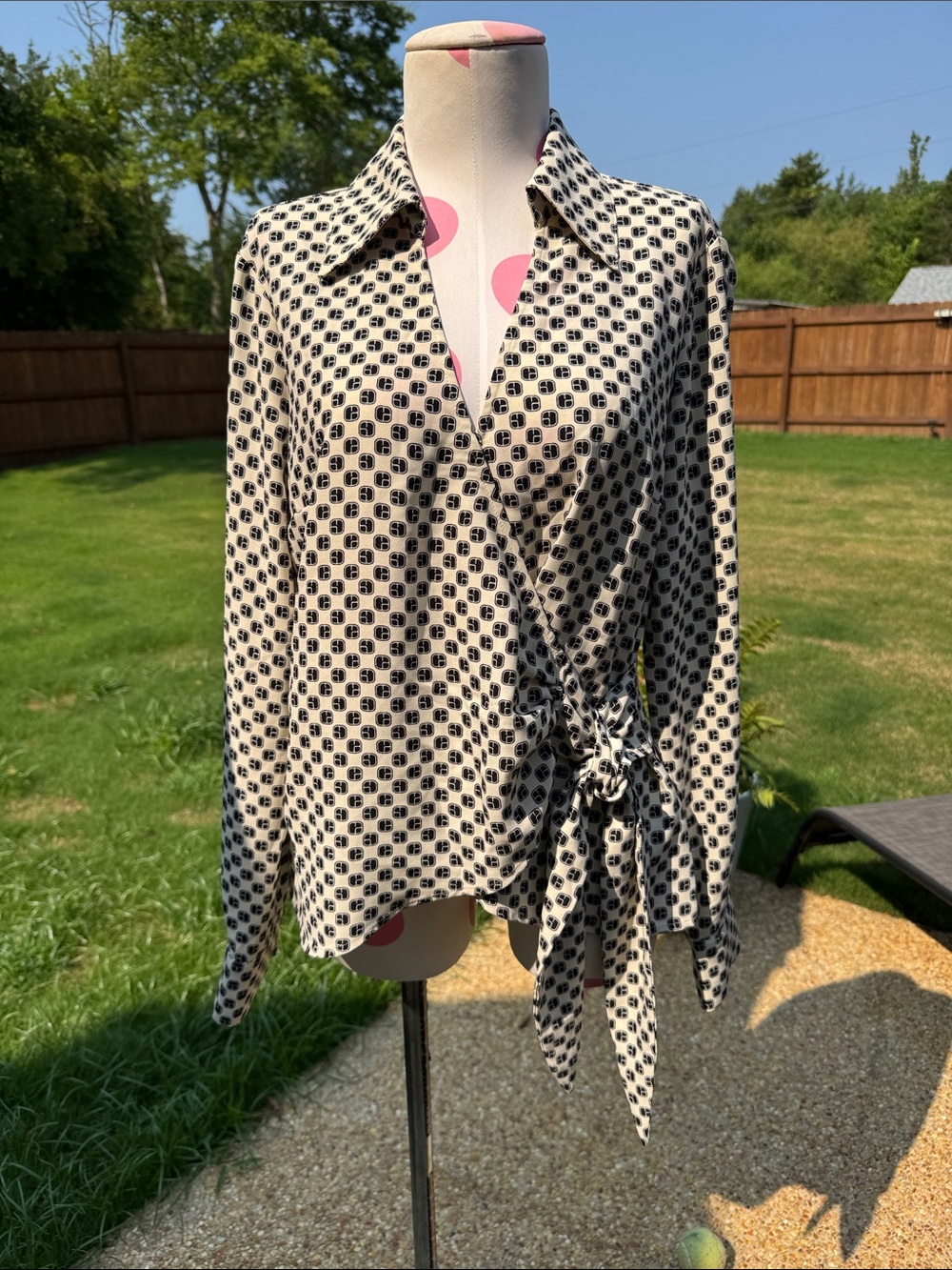 Rachel Zoe Tie Blouse